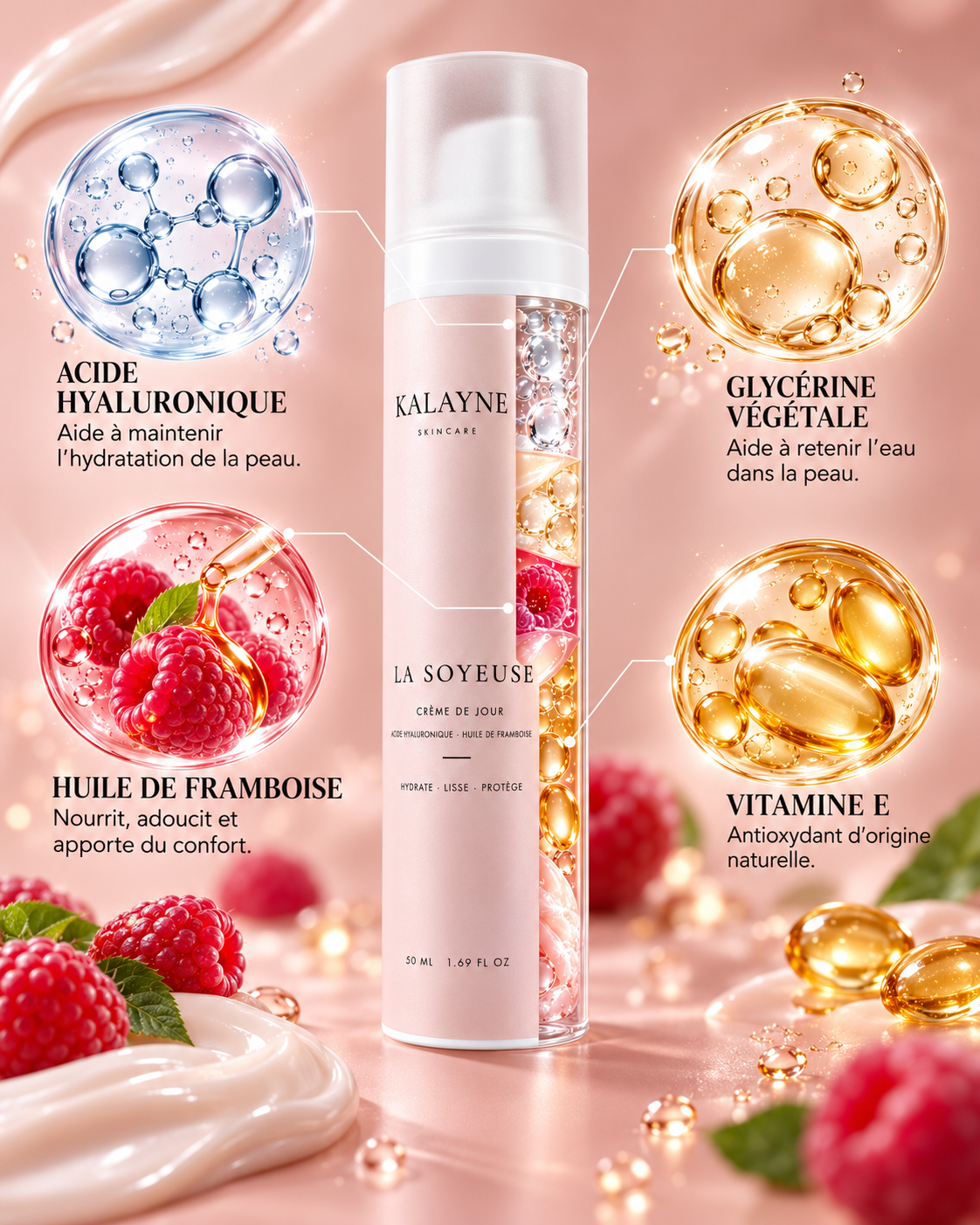 La soyeuse · Crème de jour hydratante